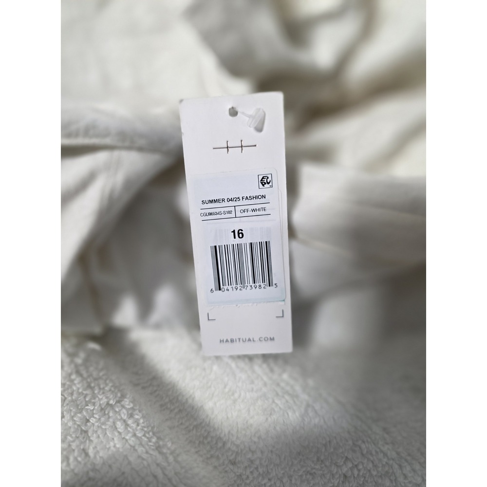 NWT‎ Habitual Embroidered Dress Girls Size 16 Off- White - Picture 3 of 8